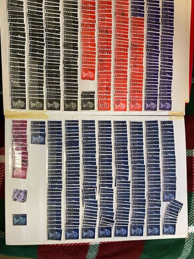 2 vintage stamp books