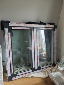 Alluminium triple galzed windows