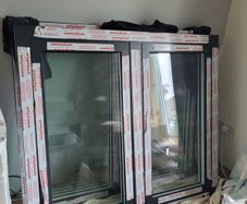 Alluminium triple galzed windows