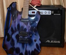 Fender Band Of Gypsys Stratocaster 2005 Limited Edition Tie Dye Strat Guitar