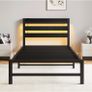 3ft Single Bed Frame with Charging Station and LED Lights Image 6