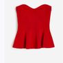 H&M rib-knit peplum top Image 2