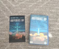Independence day vhs hologram front