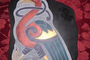 Vintage Book of Kells Slate Panel