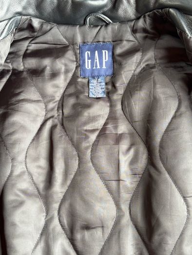 Vintage GAP Men's 3/4 length Leather Jacket