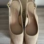 Unisa beige sling back suede shoes Image 2