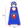 Spiderman Superhero Cosplay Cape Boys Girls Costume with Mask Halloween Birthday Party Gift Image 2