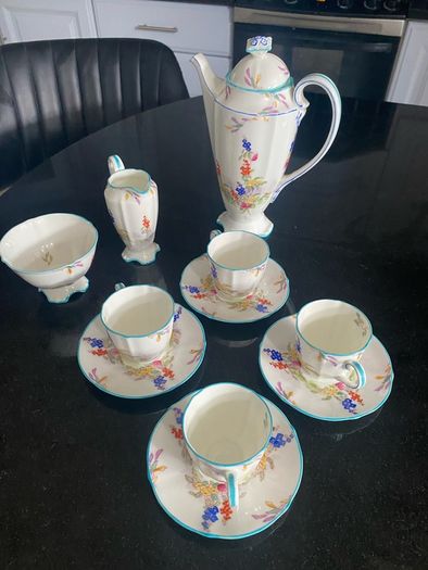 Royal Doulton  coffee set 1938 Art Deco