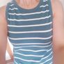 Green and White Striped Dress - Size 8-10 Image 4