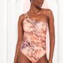 Brand New One Shoulder Swimsuit Size 14 Image 2