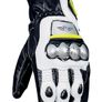 Luxury Genuine Leather Racing Motorcycle Gloves Carbon Knuckle Protective Motorbike Gloves Image 4
