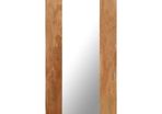 Cosmetic Mirror 50x110 cm Solid Acacia Wood