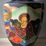 Pair of Hand Painted Japanese Vases Image 3
