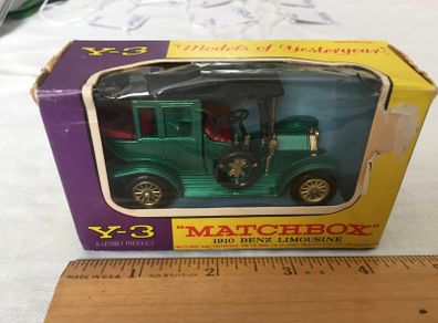 Matchbox models of yesteryear. Y-3. 1910 Benz Limousine. In original box.