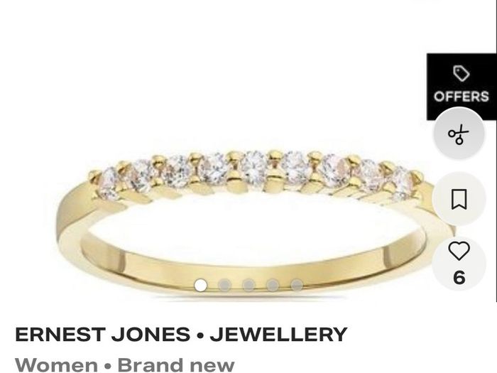 9ct gold eternity ring