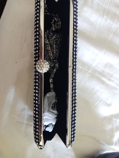 Diamane clutch bag