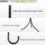 Coat Rack Freestanding, Coat Tree Hat Hanger Holder 11 Hooks for Jacket Umbrella Tree Stand with Base, Entryway Furniture for Home Office Floor Hanger Organizer Metal Coat Rack Image 3