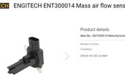 Mass air flow sensor Volvo, Toyota see details