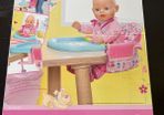 BABY born Doll Table Feeding Chair by Zapf Creation designed for carrying dolls up to 43 cm EUC