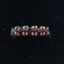 Vintage garnet sterling silver ring Image 2