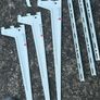 Metal Support Brackets & Rails for shelves Image 3