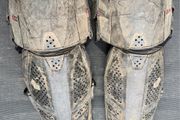 Fox knee shin guards , size XL
