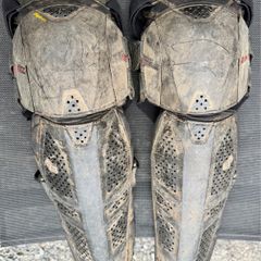 Fox knee shin guards , size XL