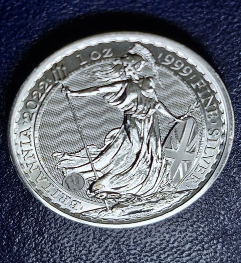 1 oz Silver Britannia 2022 .999 Coin