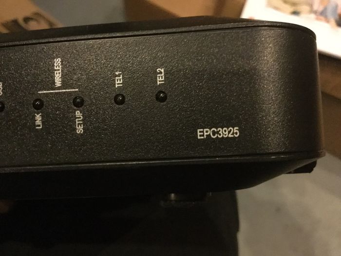 Wireless router with power supply and instructions