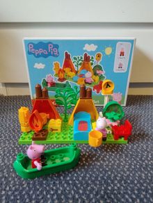 Peppa Pig Camping set blocks (compatible with Lego Duplo)