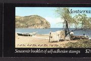 1975 Montserrat Souvenir Stamp Booklet including stamps from Carib Artifacts Series MNH