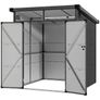 6 x 6 ft Plastic Garden Storage Shed Image 9