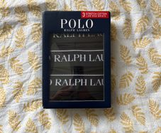 Polo Ralph Lauren Men's Large Black Briefs 3 pack