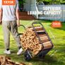Firewood Log Cart with Pneumatic Wheels Image 2