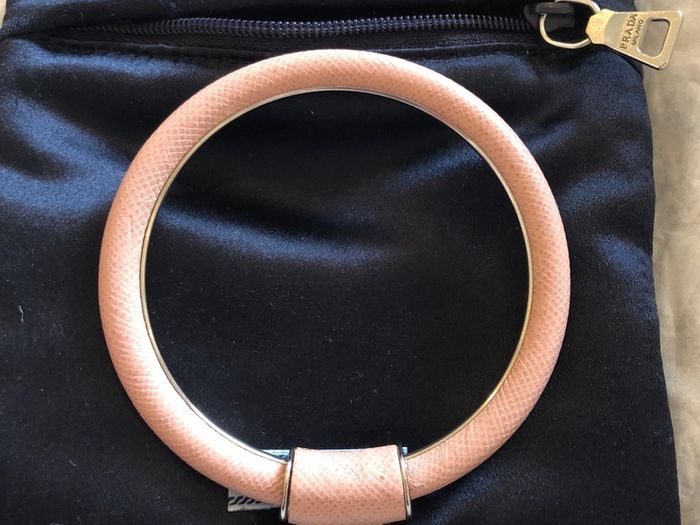 Prada saffino leather bracelet