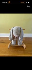 Pottery Barn Plush Rocker Bunny