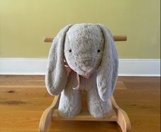 Pottery Barn Plush Rocker Bunny