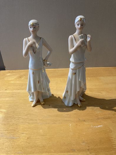 vintage 1920s style figurines