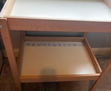 baby changing station
