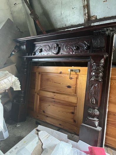 Fireplace and surround
