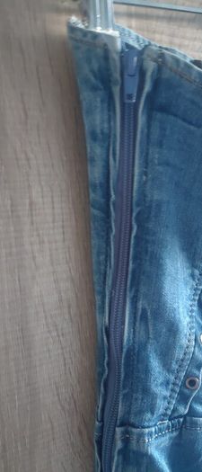 Denim dress size fits Xs s