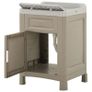 Washhouse Cabinet 60x51x89 cm Sand Image 6