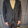River Island Mens navy suit. Ideal for a Wedding or a Debs! Image 2