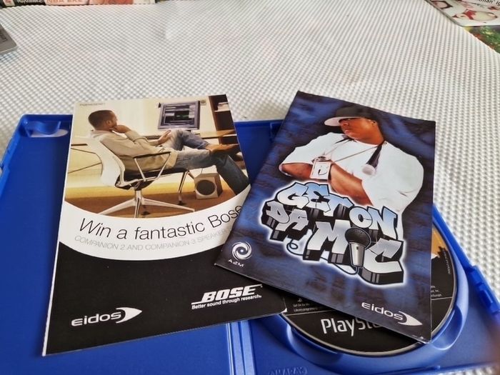 Get on the Mic First world Rap Game PlayStation2 Ps2 Games Original