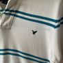 polo Tshirt American white striped 100% cotton xsmall Image 5