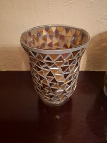 Pair of glass vases