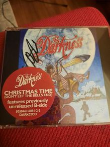 THE DARKNESS: Christmas Time - CD Single (Autographed by Justin Hawkins)