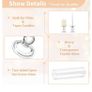 3 x Glass Candle Holders (perfect for unity candles) Image 3