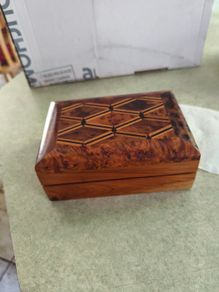 Charming Wooden Jewelry Box, Moroccan handmade Thuya box Gift Box Made Of Thuya