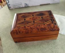 Charming Wooden Jewelry Box, Moroccan handmade Thuya box Gift Box Made Of Thuya